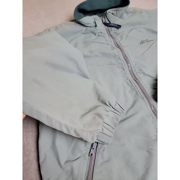 VTG LL Bean Jacket Mens L Green Full Zip Pockets 3 Season Outdoor Dad USA 90s - Picture 7 of 13